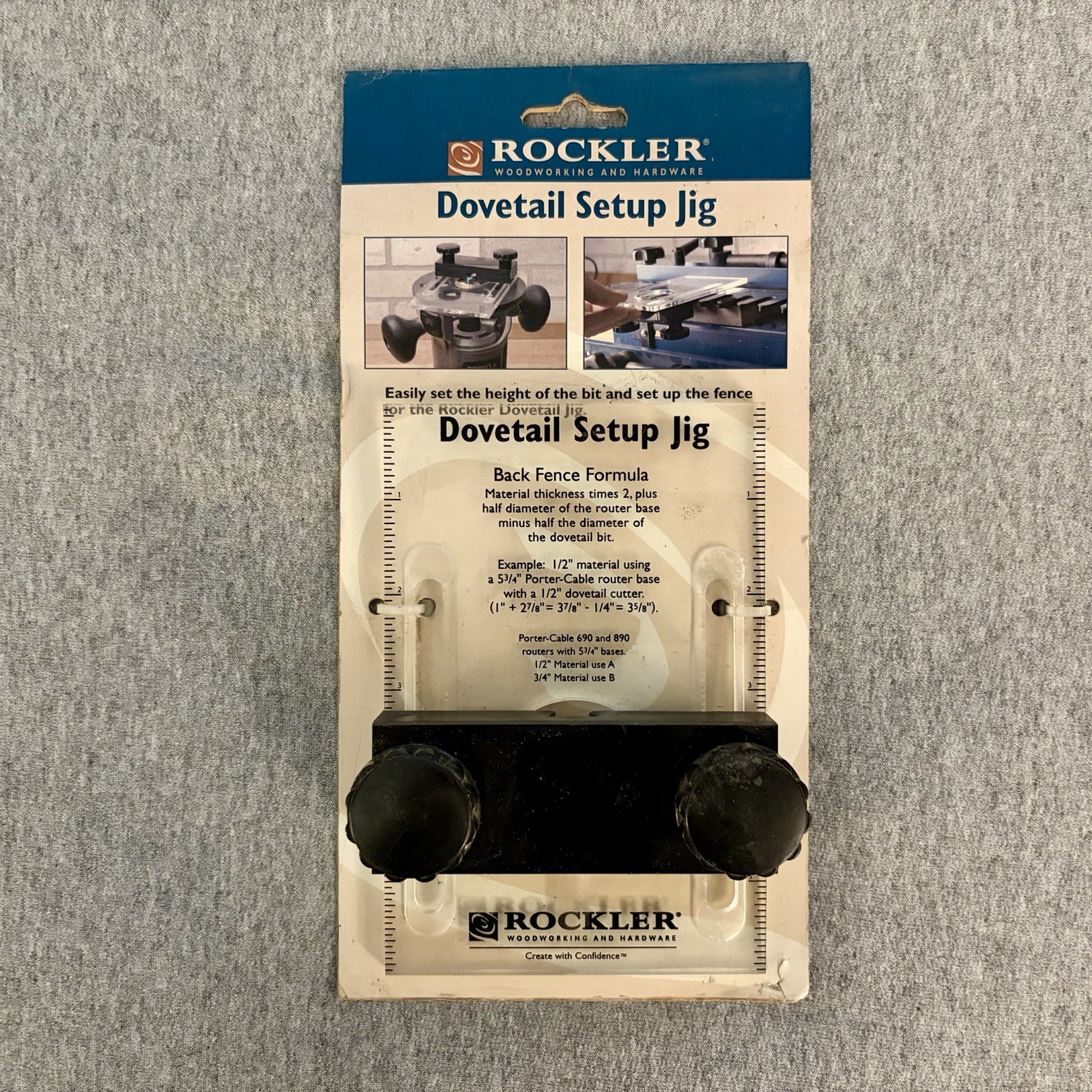 Rockler Dovetail Setup Jig – Brand New in Package.
