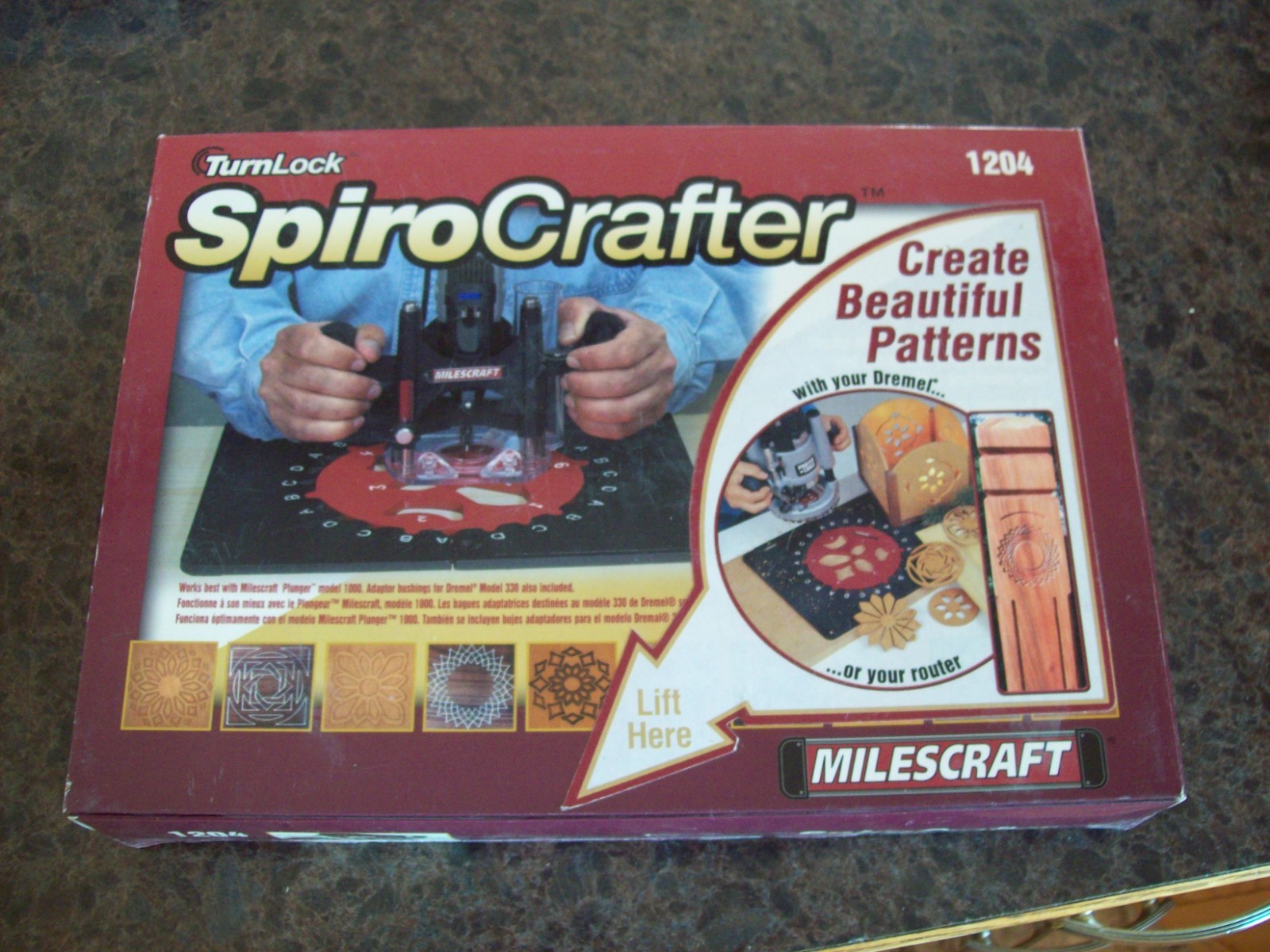 Milescraft SpiroCrafter TurnLock #1204 Create Patterns & Stencils Wood & Plastic