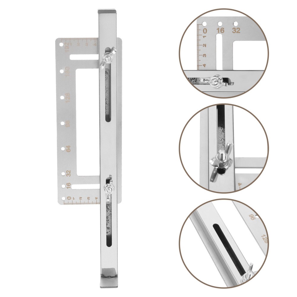 Door Handle Jig Cupboard Kitchen Punch Locator Cabinet Hardware Template