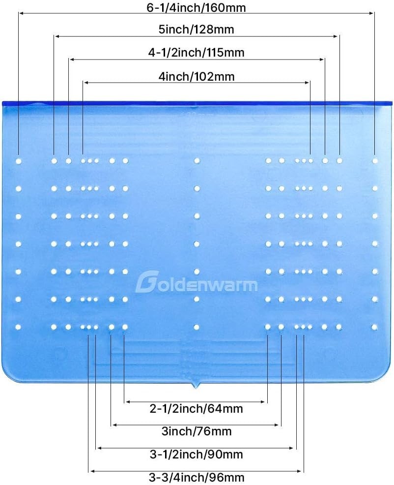 Cabinet Pull Template Door Template Drawer Pull Drill Template 1 Pack – TM160…