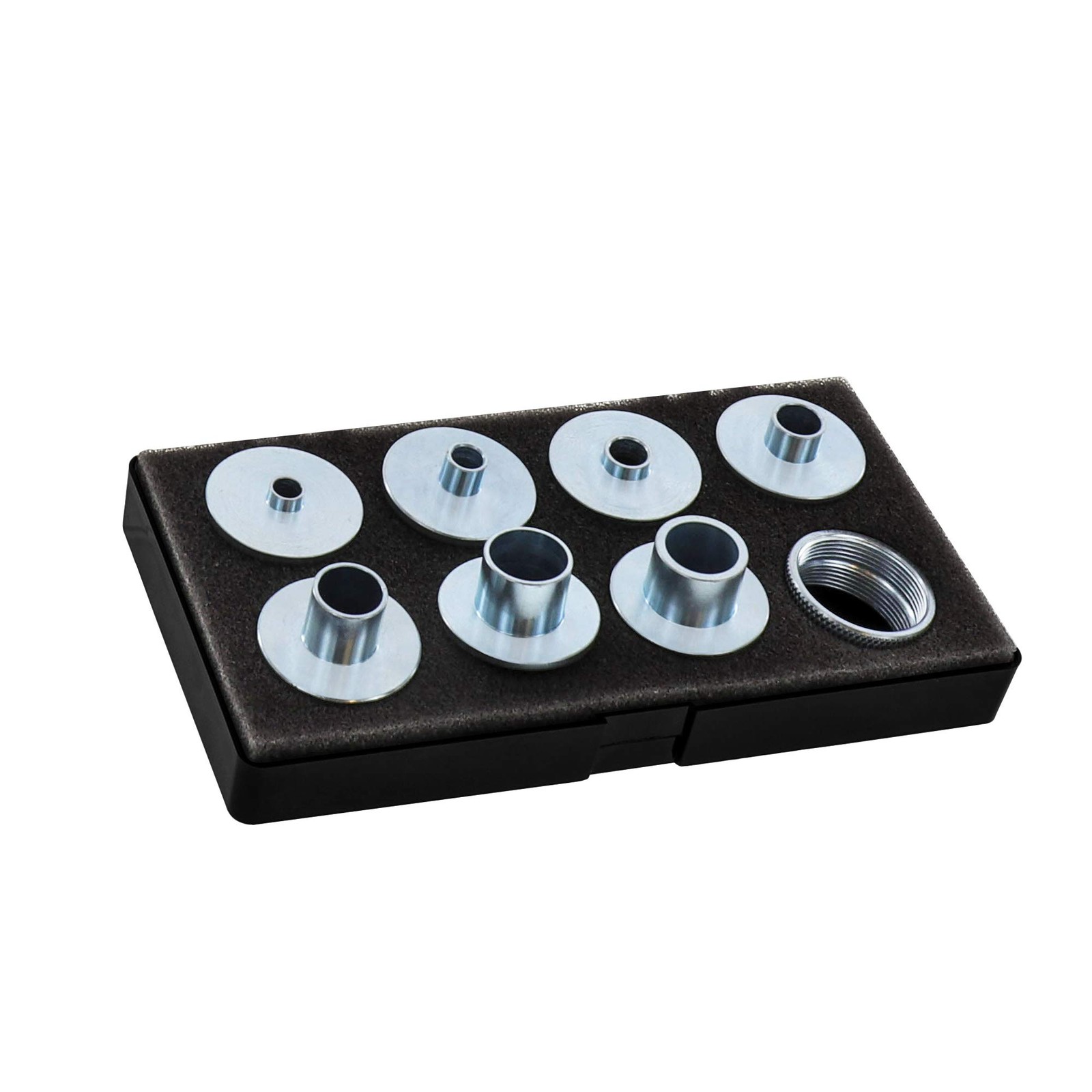 Metal Bushing Set – 11 pc. Router Template Guide – Fits 1-3/16″ Center Hole