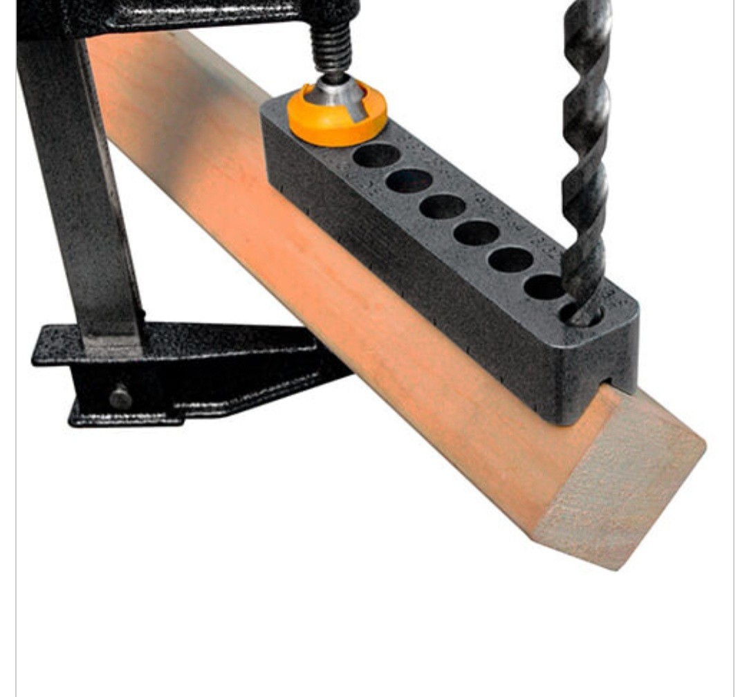 Big Gator Tools Standard V-Drill Guide, 3/8 to 1/2 inch STD2000DGNP (A6)