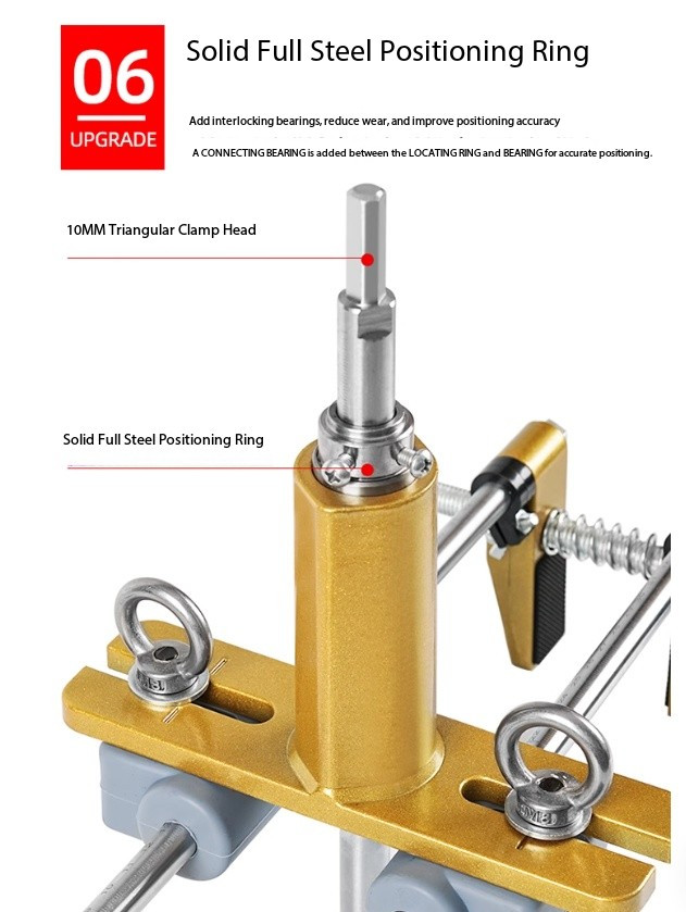 Solid Wood Door Drilling and Routing Machine Quick Lock Installation Tool