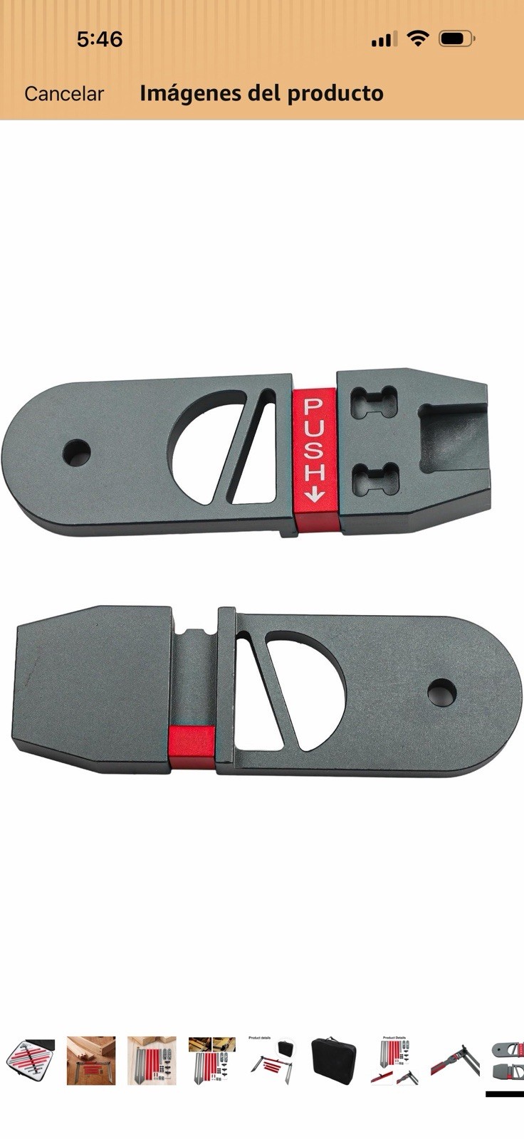 Vacumist Aluminum Alloy Adjustable Measuring Template Jig Set for Woodworking