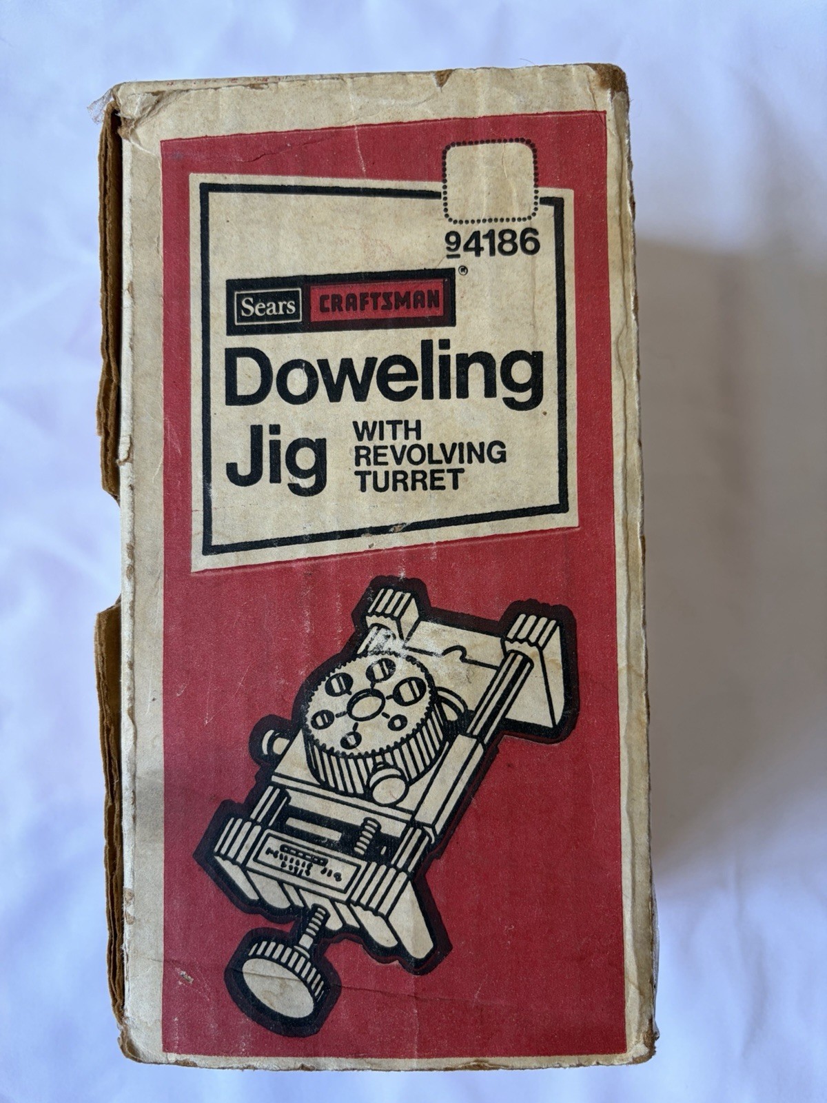 Sears Craftsman Doweling Jig 9-4186 Dowel Rod Drilling w/ Revolving Turret