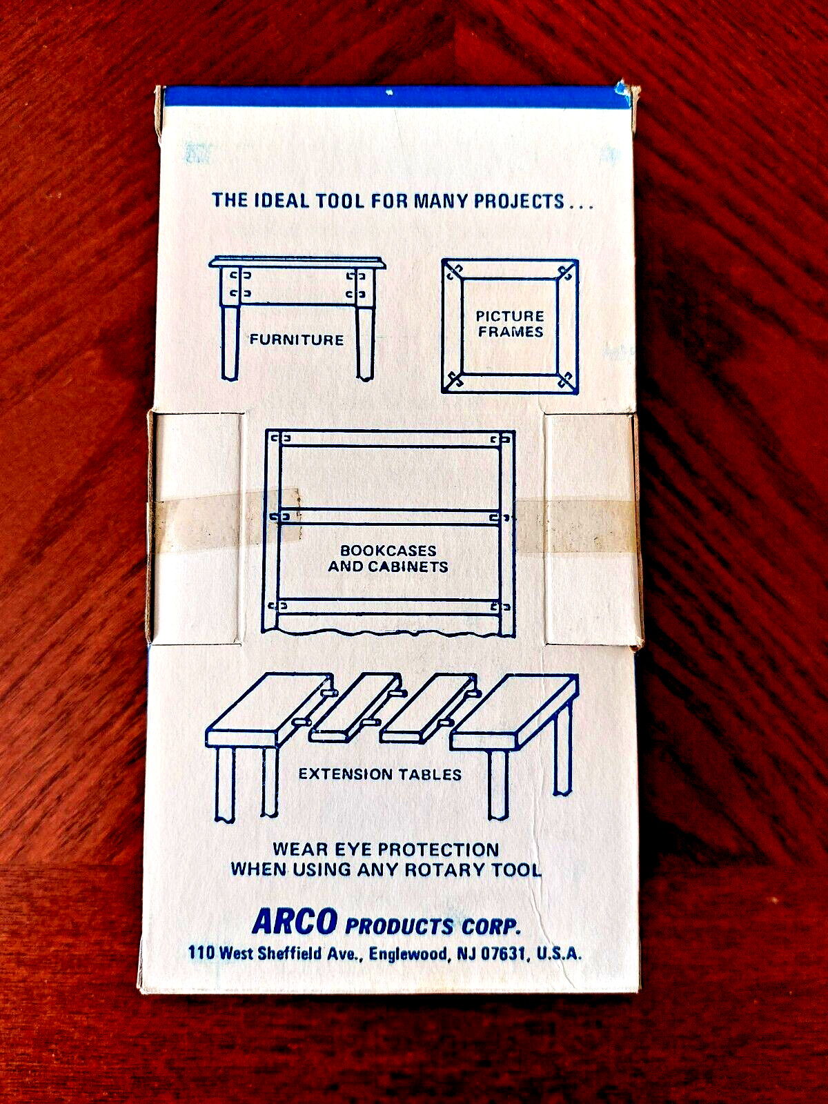 ARCO No 582 3-IN-1 DOWEL JIG For 1/4″-5/16″- 3/8″ Dowels New In Box USA Made NIB