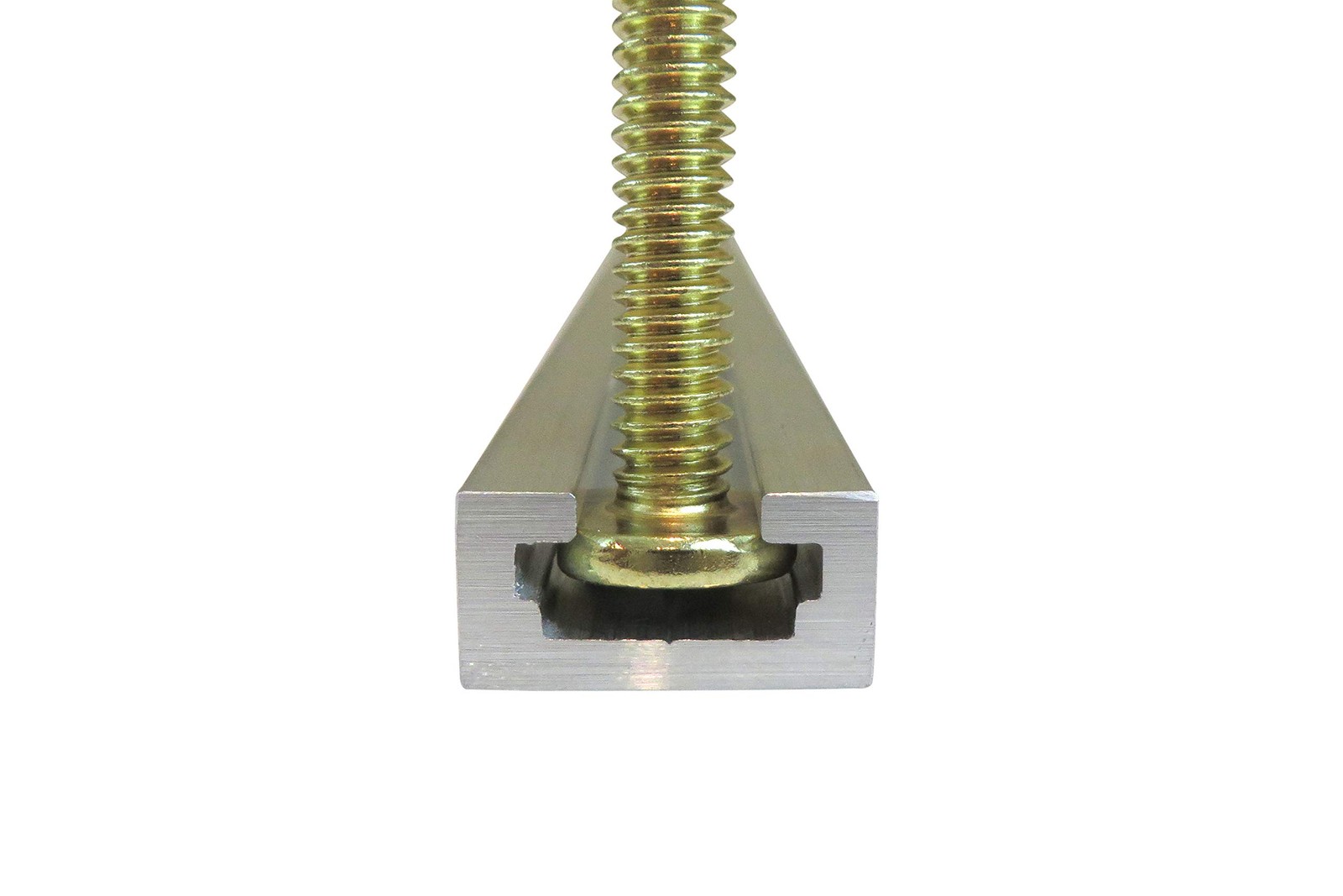 48 Aluminum T Track 3/4 by 3/8 , Accepts 1/4 Hex Bolts, 1/4 or 5/16 T Bolts, Cou