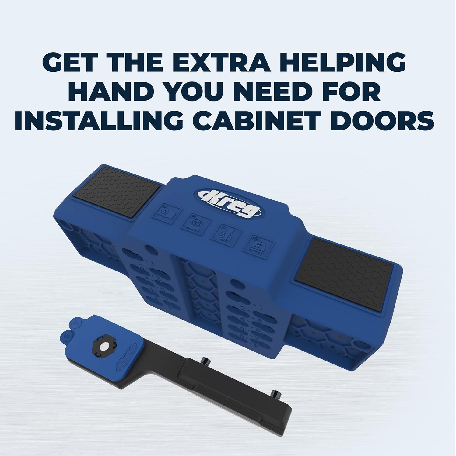 KHI-CDIJ Cabinet Door Mounting Jig – for Frameless or Face-Frame Cabinet Door…