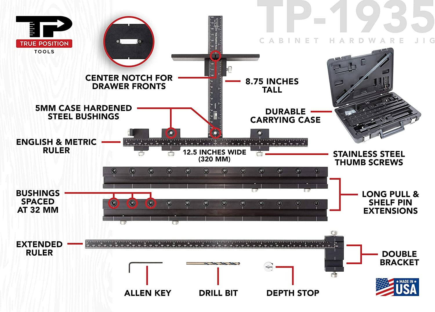 Manufacturer Refurbished Cabinet Hardware Jig MAX – TP-1935