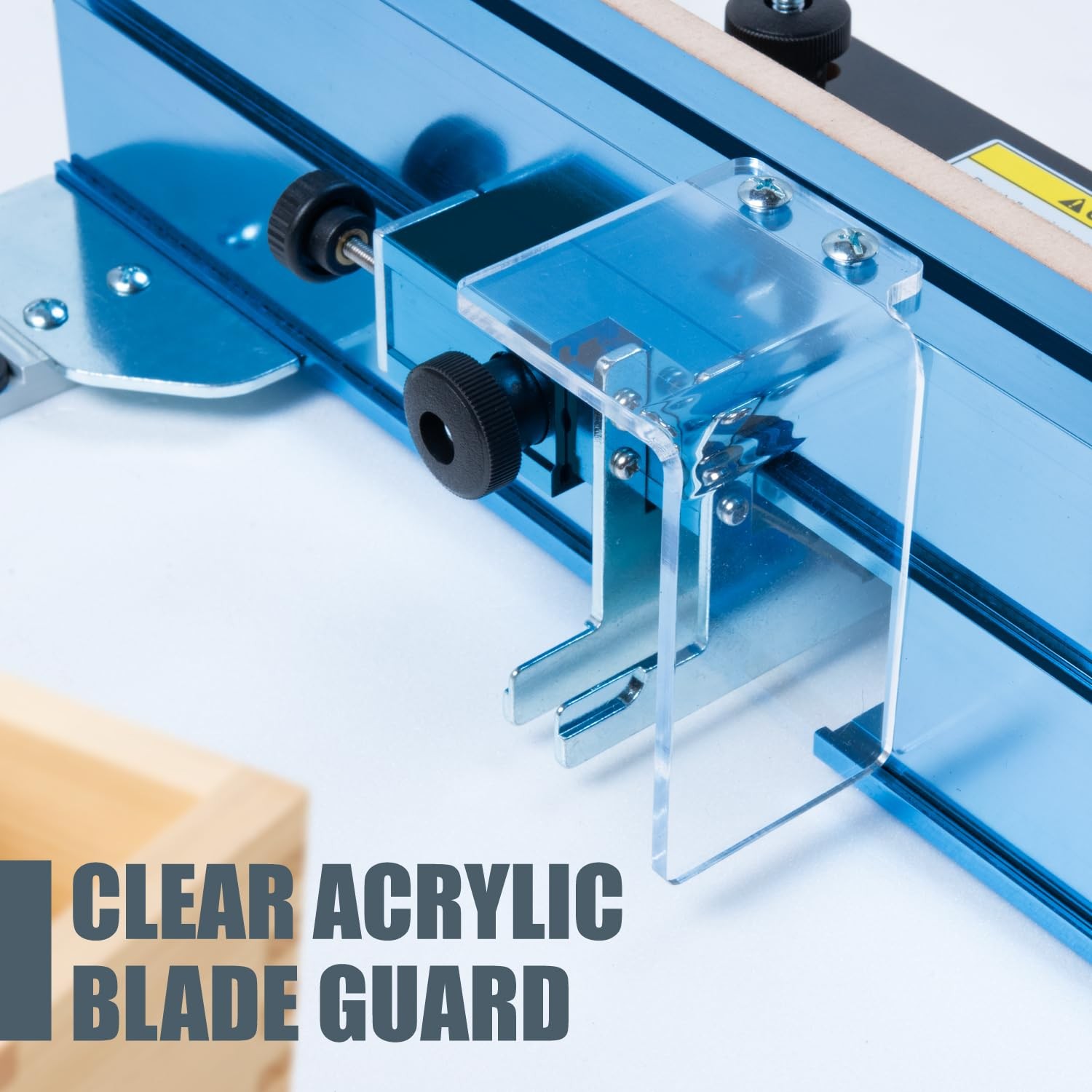 POWERTEC Adjustable Box Joints Jig for Table Saws and Router Tables,