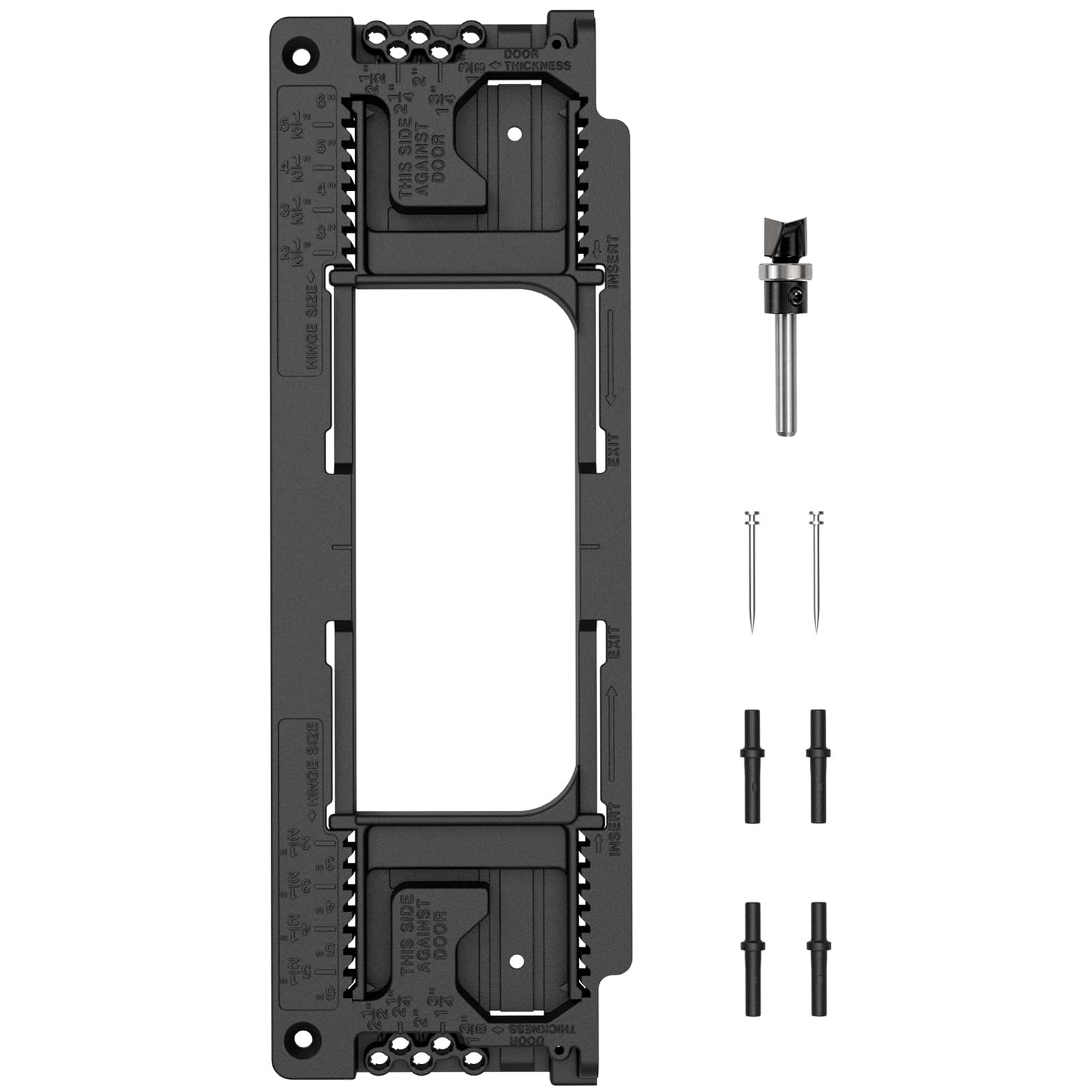 Door Hinge Jig, Door Hinge Mortiser Hinge Installation Kit, Hinge Jig for Doo…