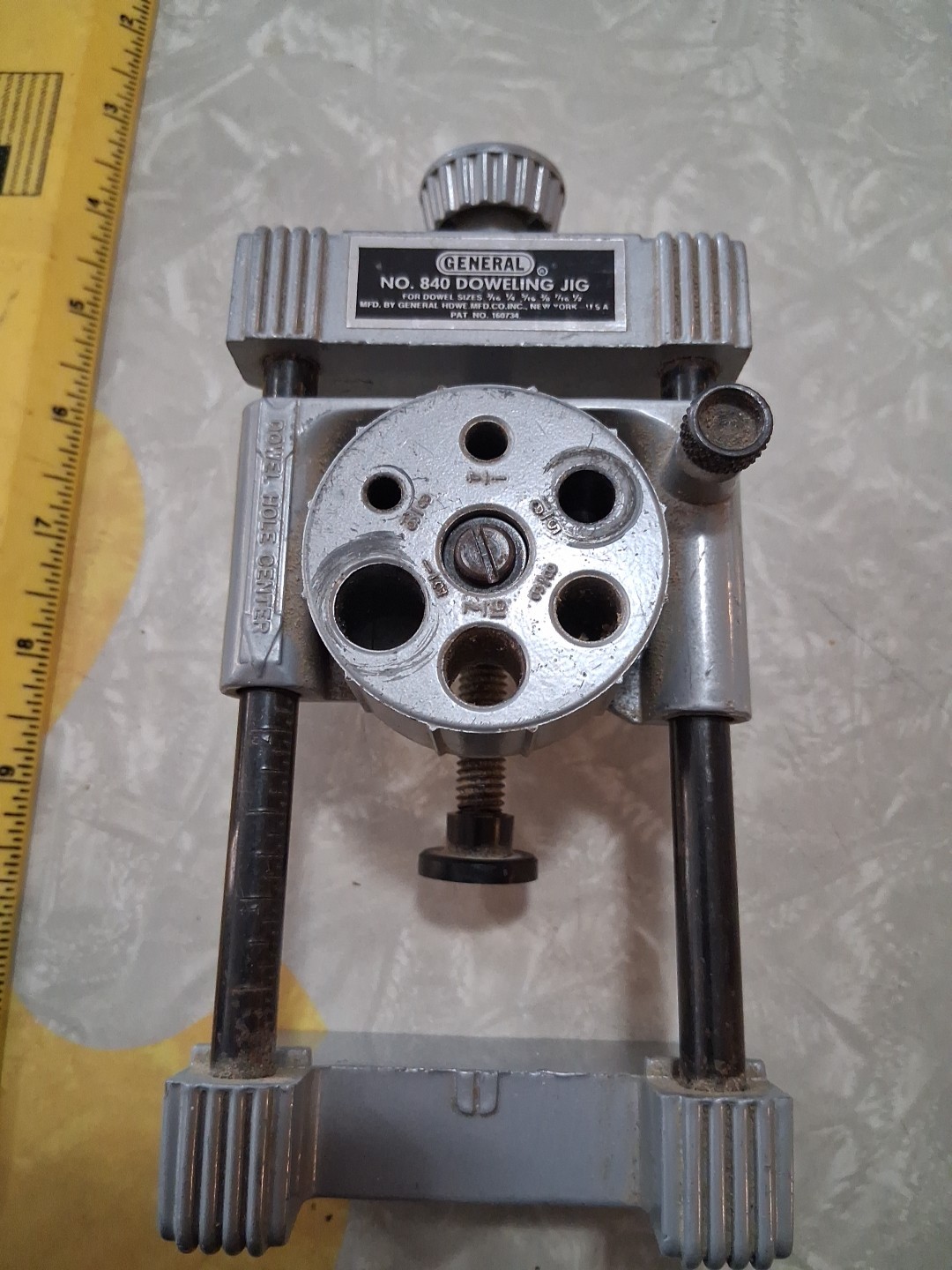 General No. 80 Doweling Jig For Sizes 3/16″, 1/4″, 5/16″, 3/8″, 7/16″, 1/2″