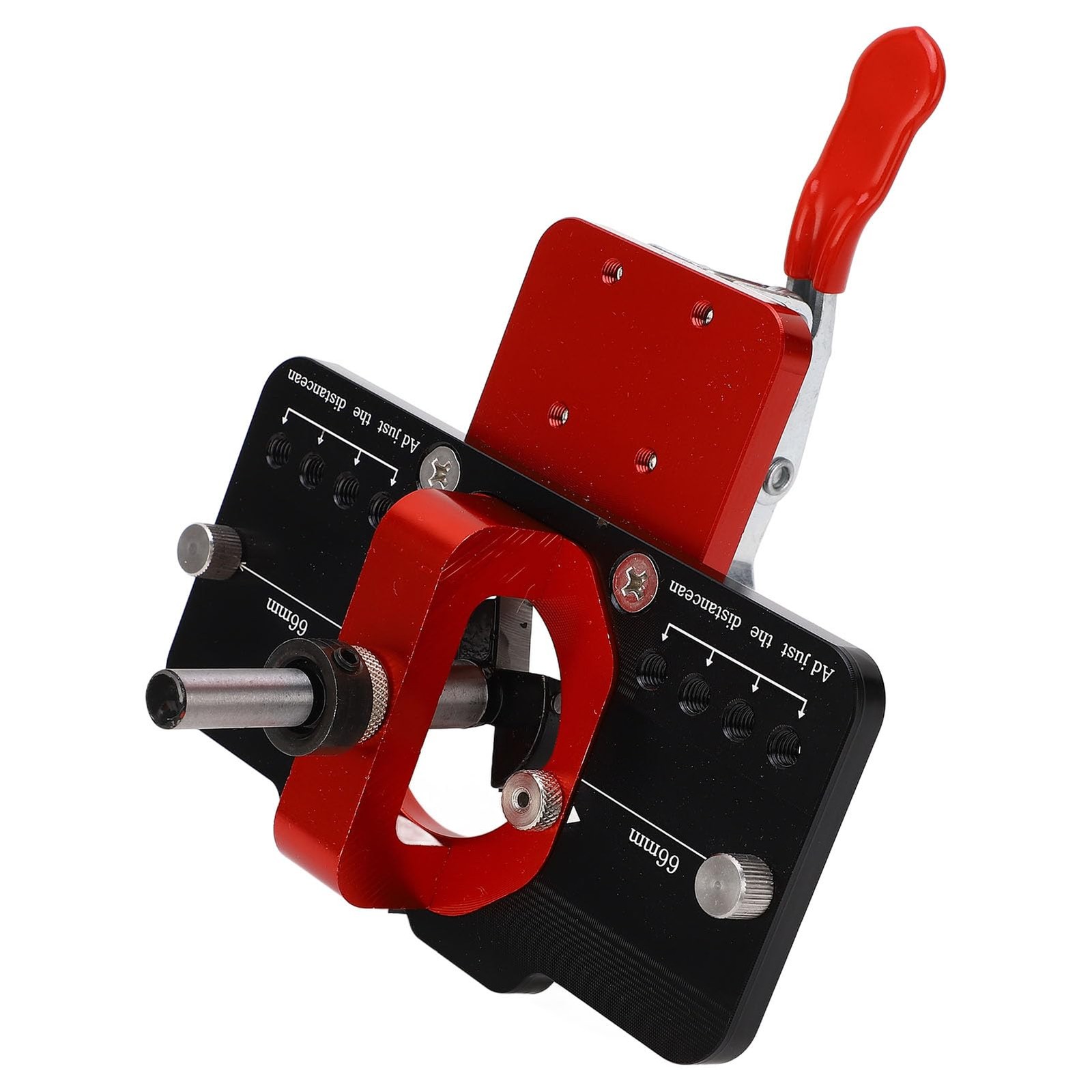 Metal Concealed Hinge Jig, 35mm Cabinet Hinge Drilling Locator with Quick Cla…