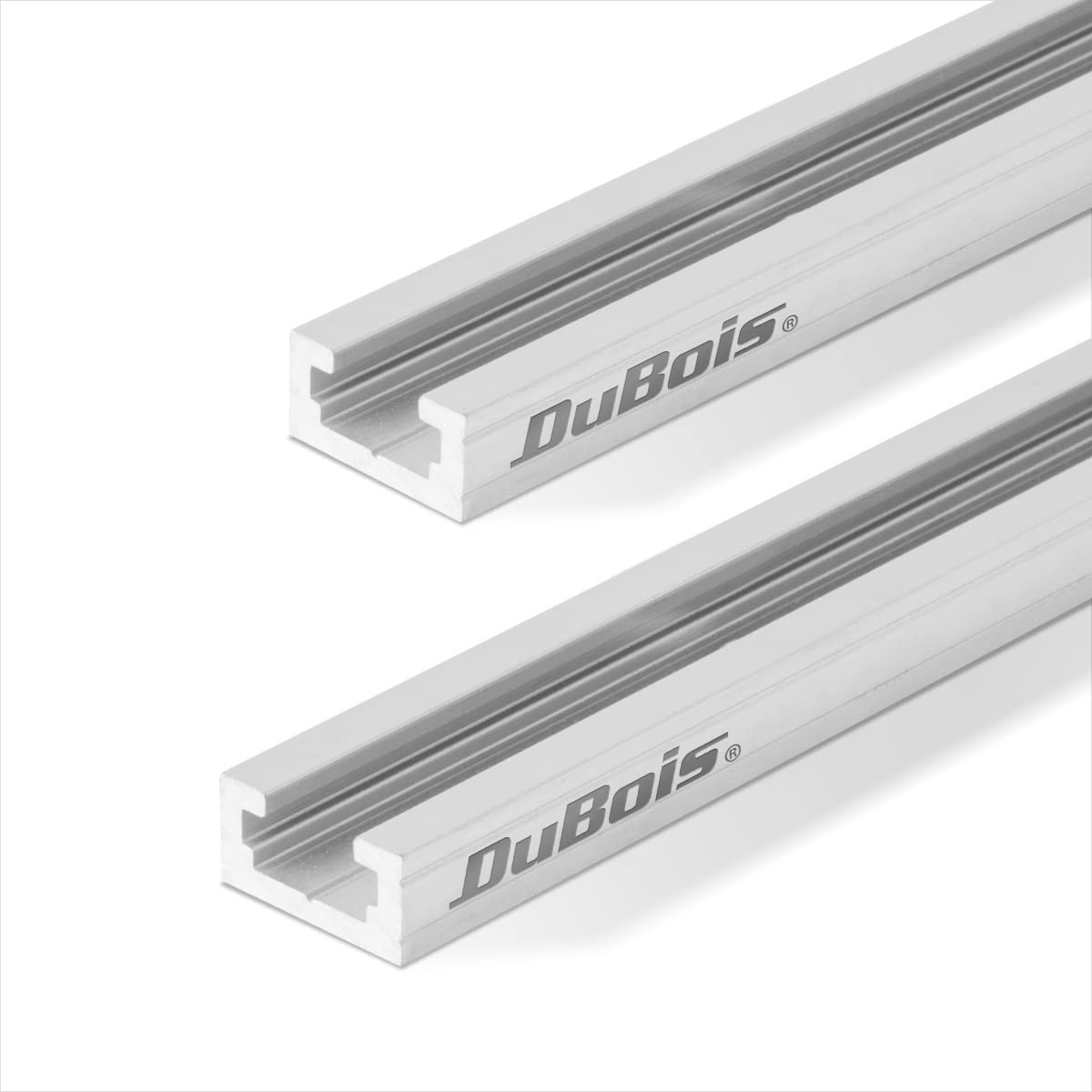 DuBois 51012 48 Inch Double-Cut Profile Universal T-Track with Predrilled Mounti