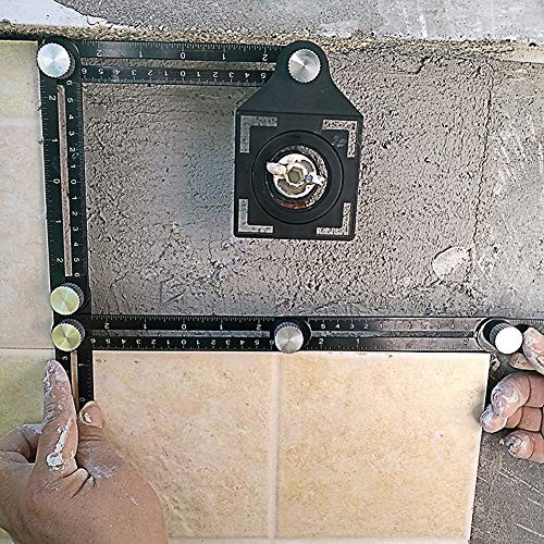 Aluminum alloy multi-function six-fold ruler angle finder universal angler