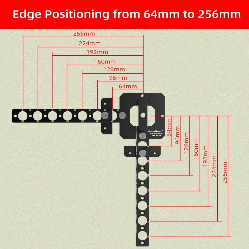 Portable Drill Guide for 3/4 Work Bench Dog Holes, Workbench Dog Hole Drill