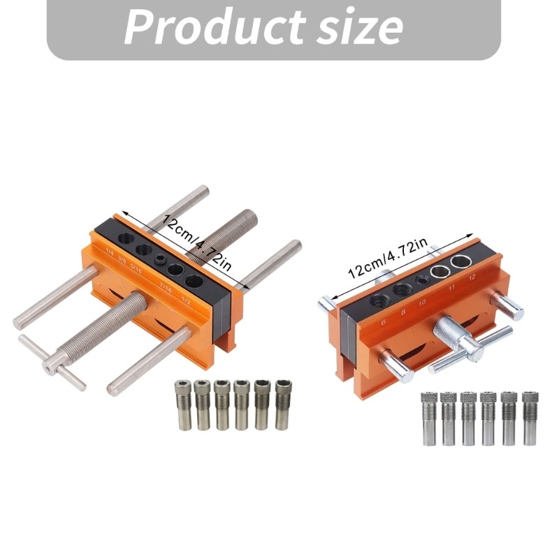 Heavy Duty Woodworking Jig For Accurate Drilling And Clamping In DIY Projects
