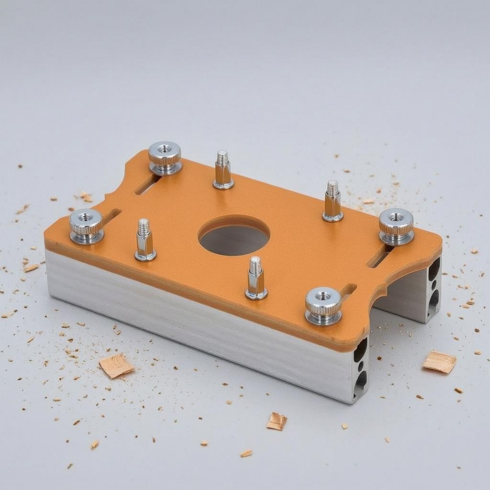 Router Slotting Jig Small Slotting Router Jig Tangerine Top Plate