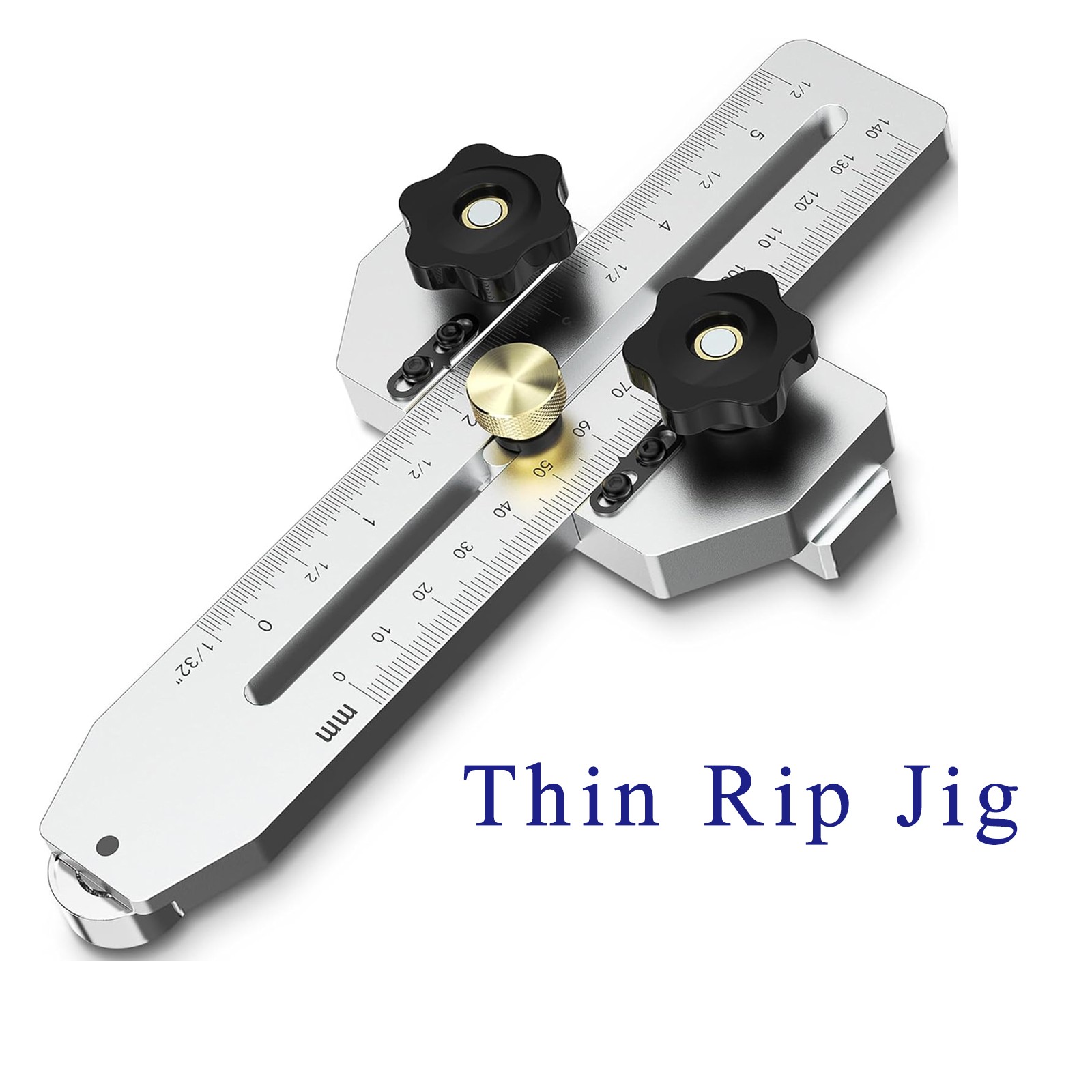 Thin Rip Jig Table Saw Jig for Making Repetitive Narrow Strip Cuts Fits T/U Slot