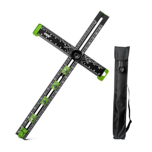 VNW 4 in 1 Adjustable T Square, 24in Drilling Positioning Ruler, Cabinet 24INCH