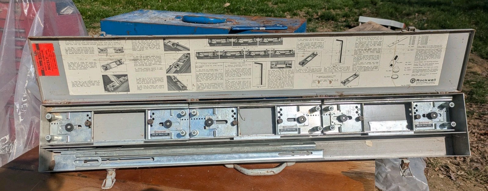 Rockwell Door Hinge Butt Template Model #59380