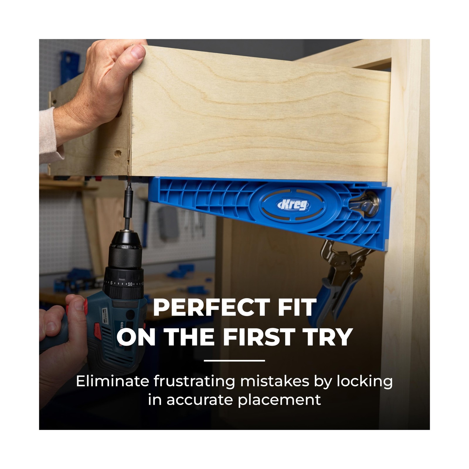Kreg KHI-Slide Drawer Slide Jig – Drawer Slide Jig Kit – Drawer Slide Tool – …
