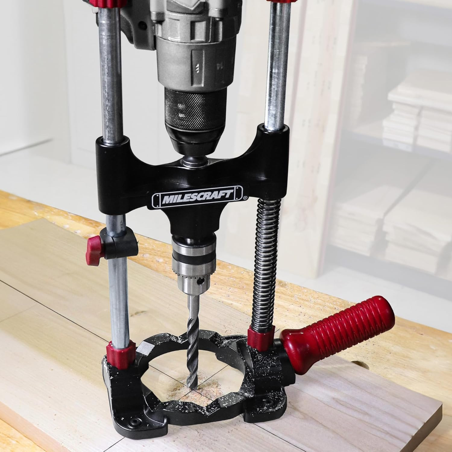 1318 Drillmate Portable Drillling Guide – Precision Drilling Jig Attachment for