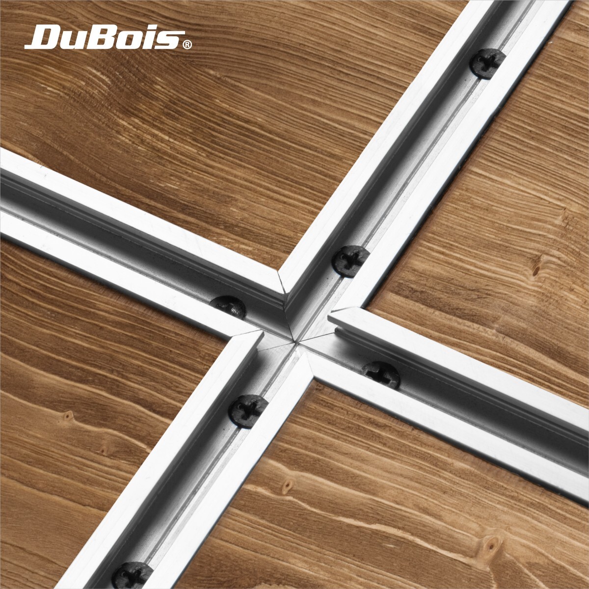DuBois 51016 T Track Intersection Kit for Woodworking, Aluminum Double Cut