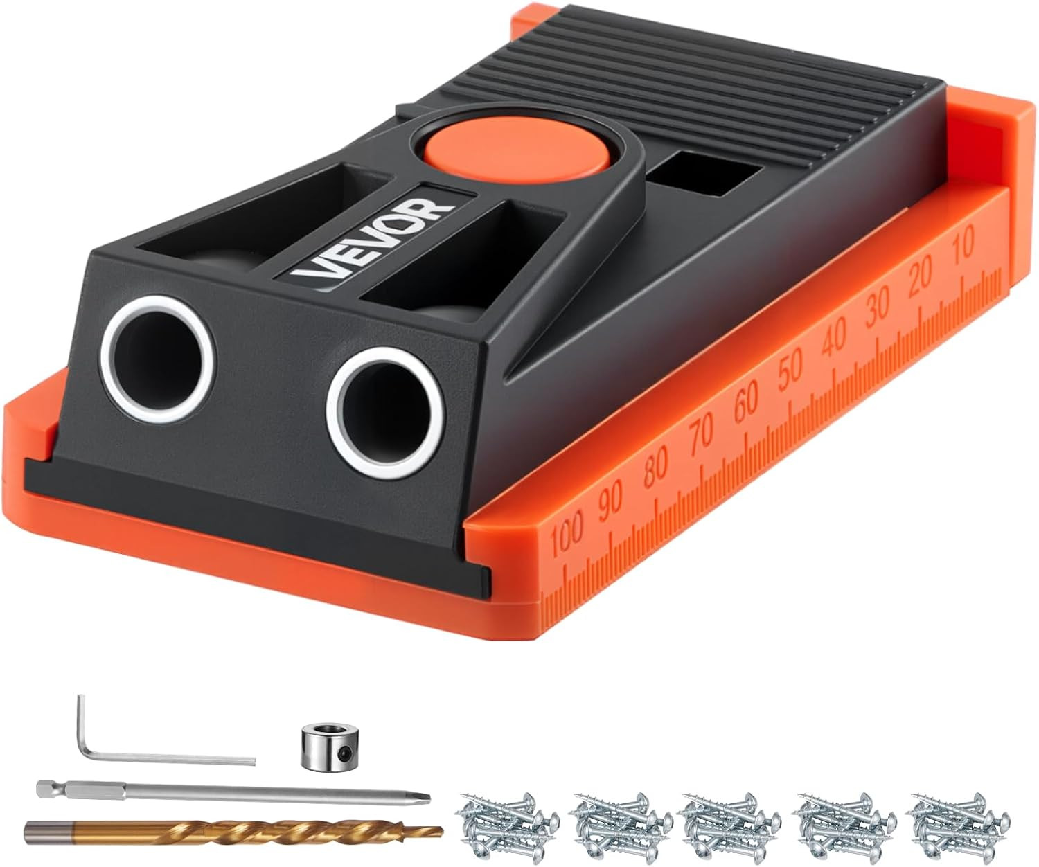 Pocket Hole Jig Kit – Mini Jig Pocket Hole – 1/2 to 1-1/2 in Adjustable