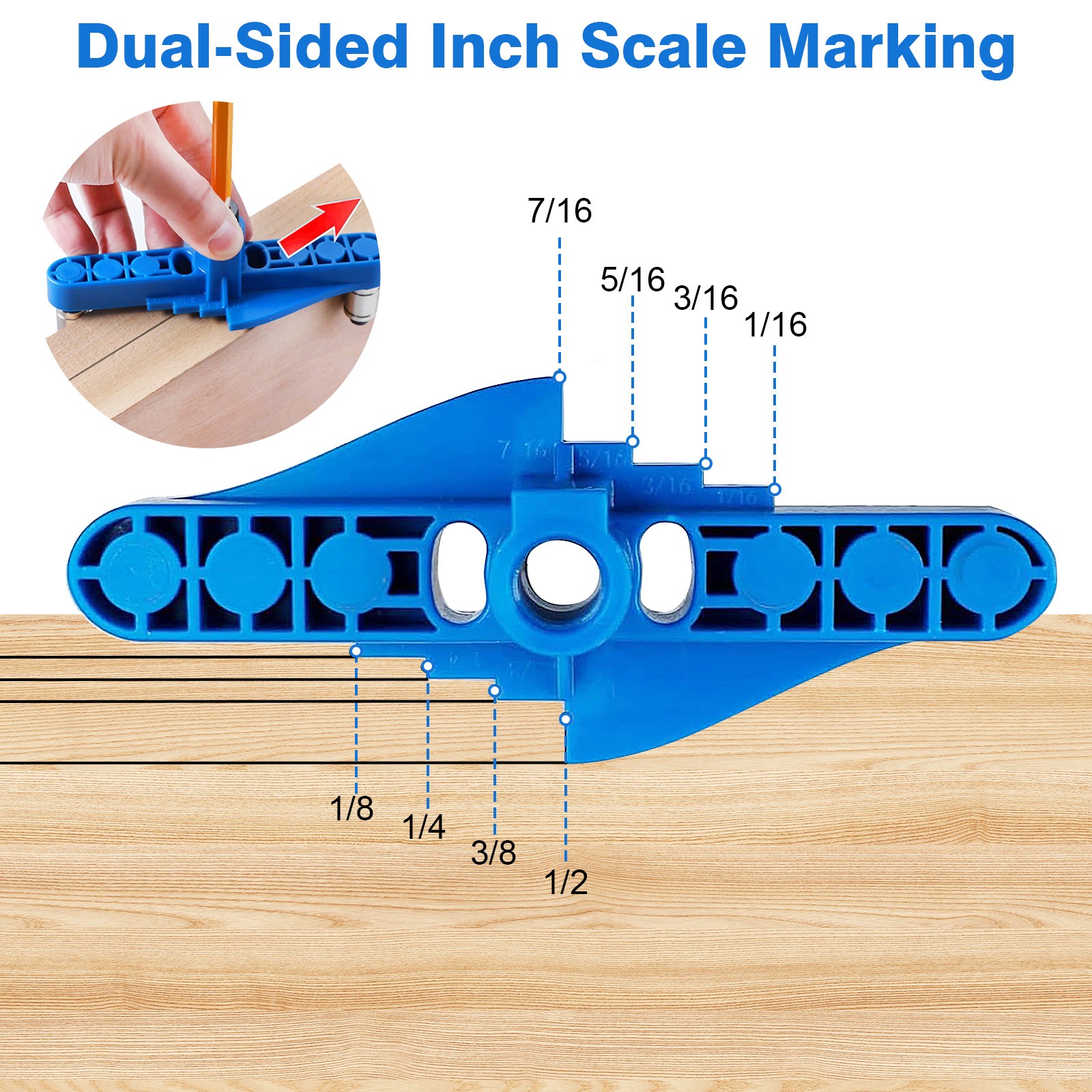 Self Centering Wood Pocket Hole Jig Doweling Jig Drill Locator Tool Kit 6 8 10mm