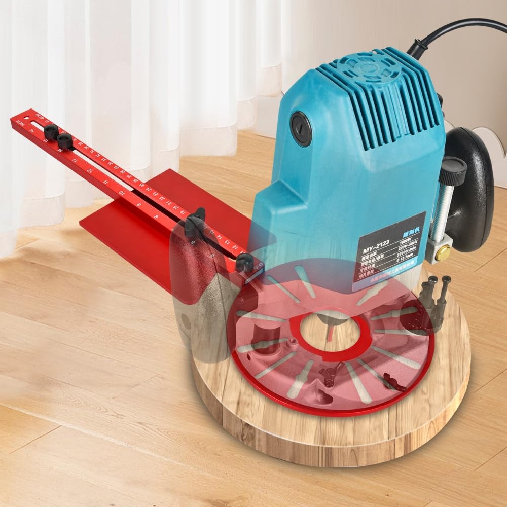 Router Circle Cutting Jig & Edge Guide – Essential Power Tool Accessory