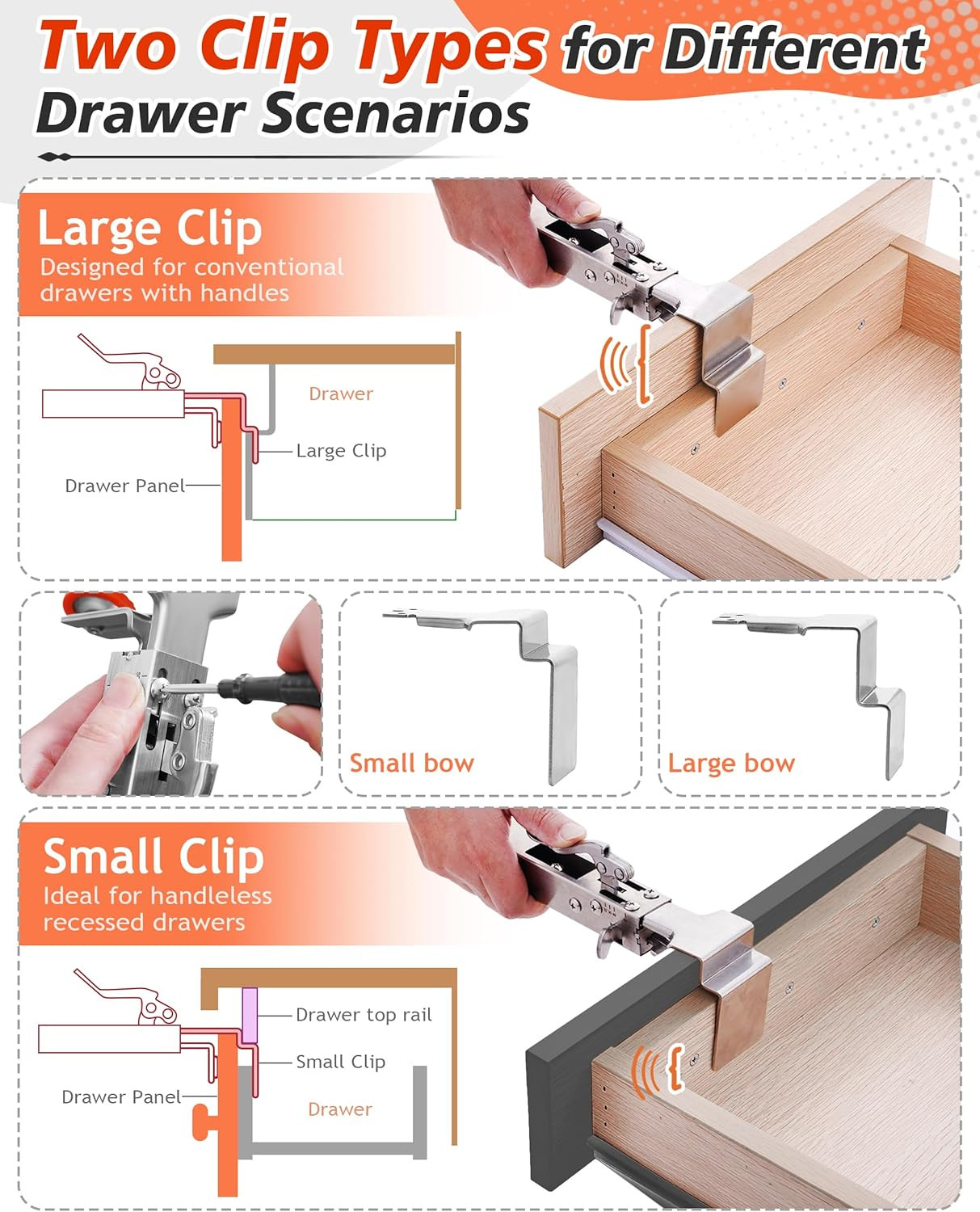 Drawer Front Installation Clamps Adjustable Fixing Woodworking Cabinet Face