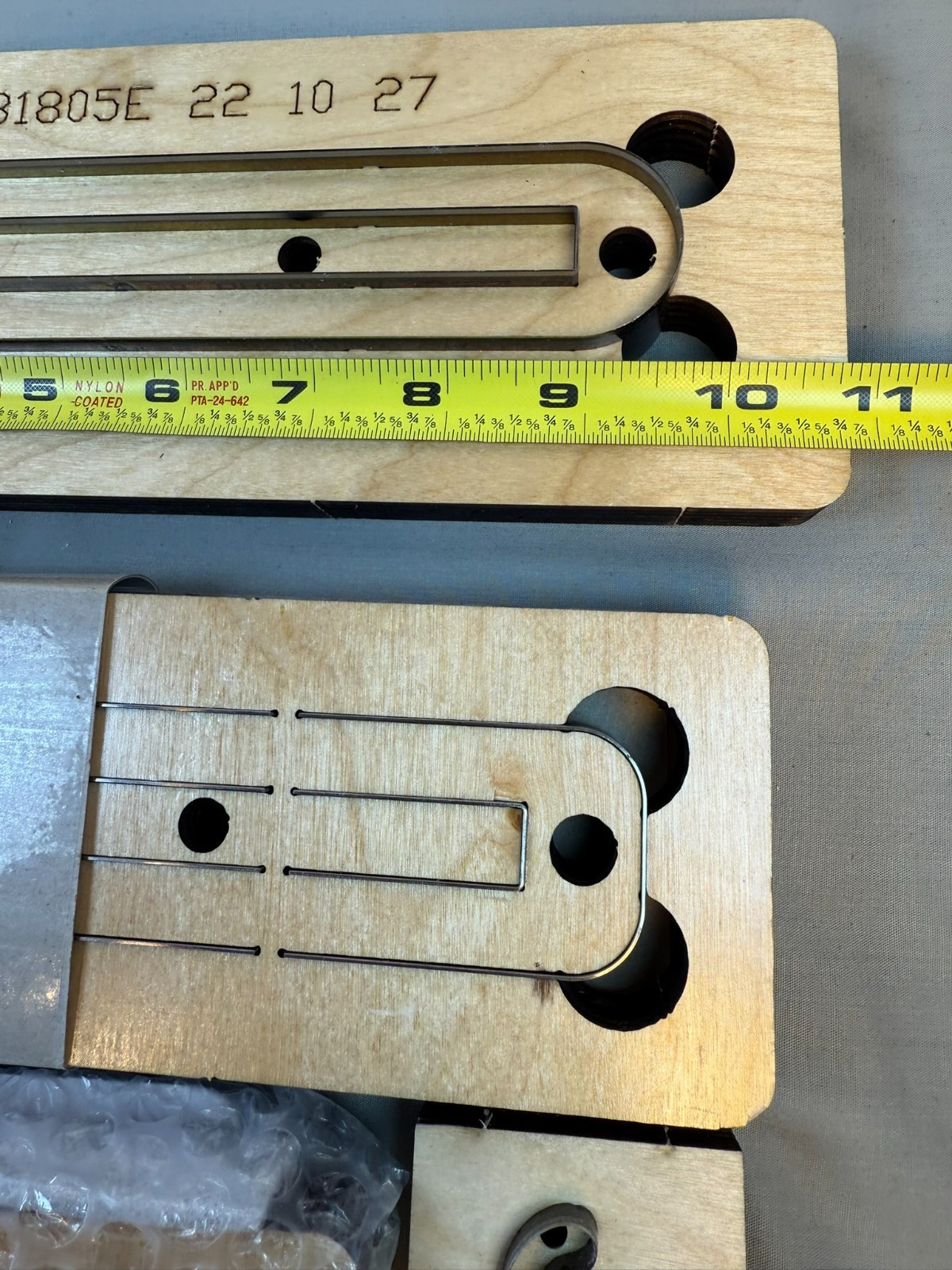 Industrial Wooden CNC Routing Jig and Template Lot for Shop or Maker Use