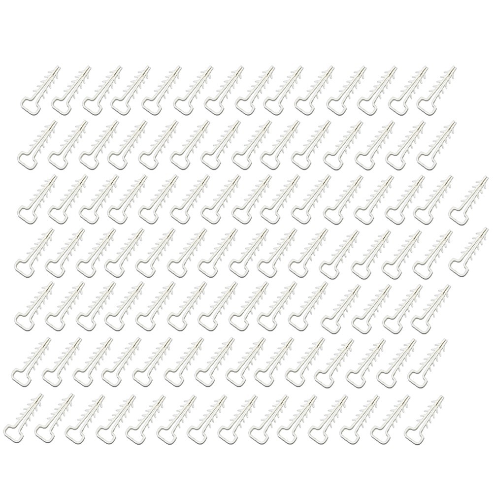 Plastic Dowel Clamp Wire Fasteners 100PCS for 5mm to 8mm For Round Cables