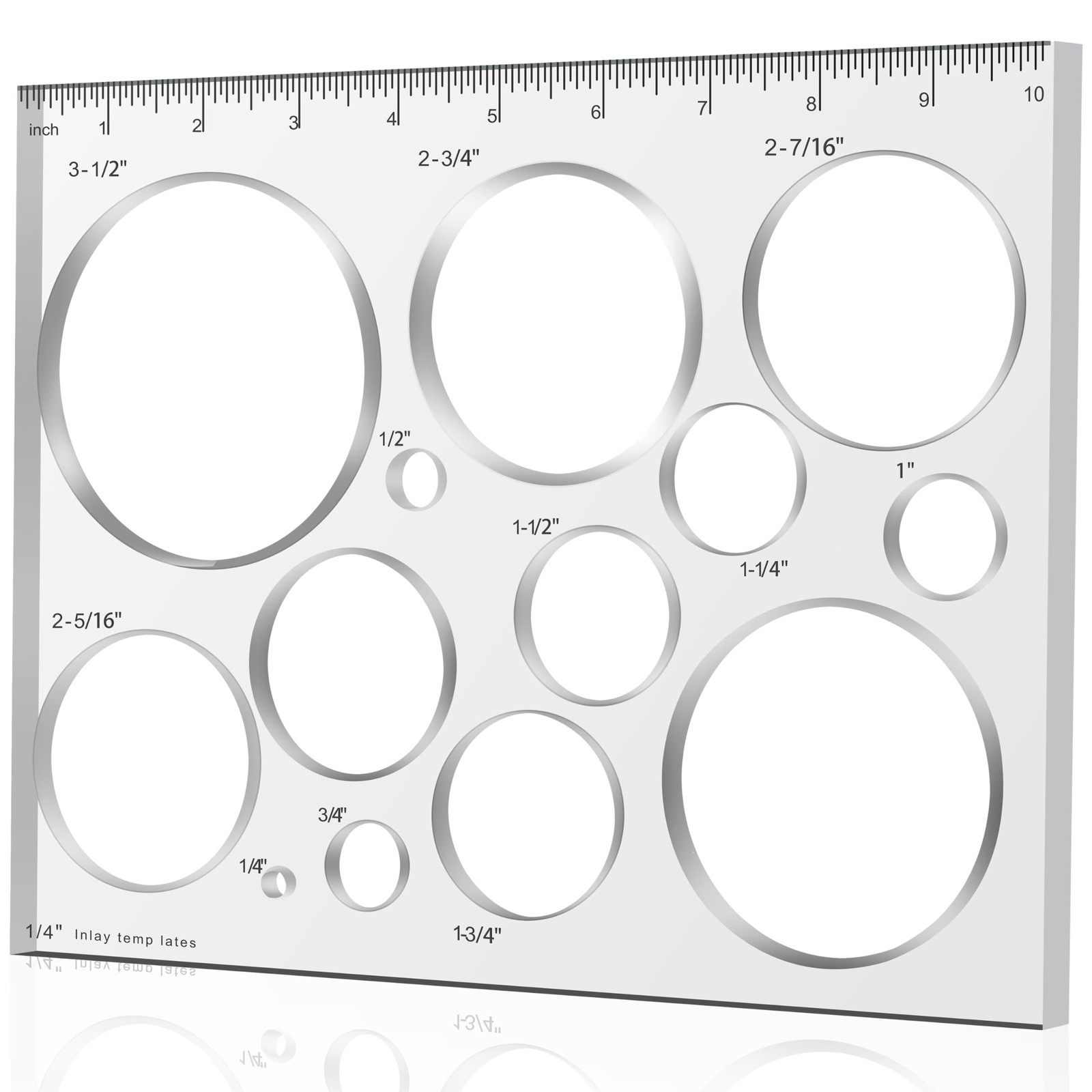 10″*7.9″ inches 13 in 1 Router Template for Woodworking,Router Jig Template,B…