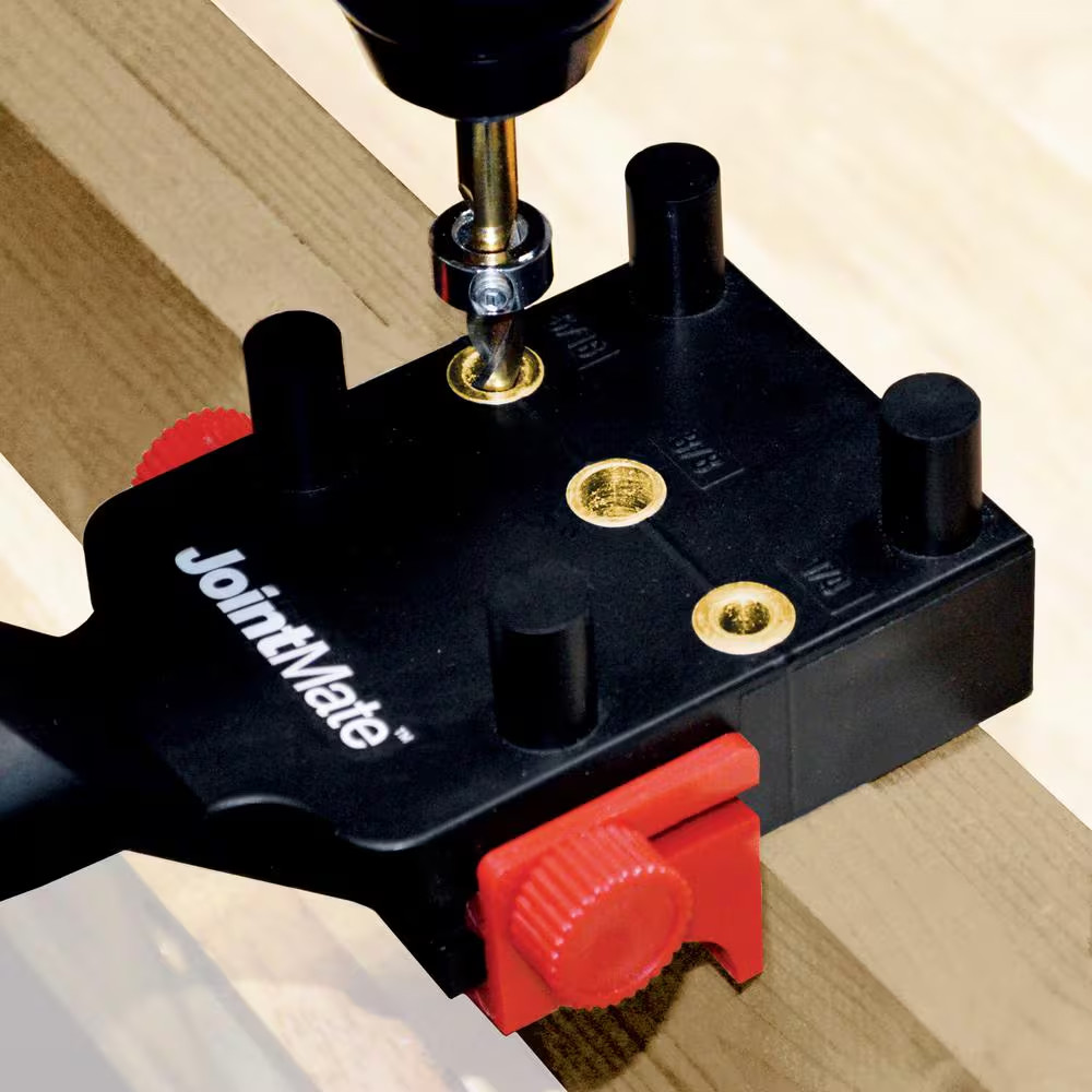 Milescraft Dowel Jig Pins Doweling Self Centering Drill Bit Wood Furniture Kit