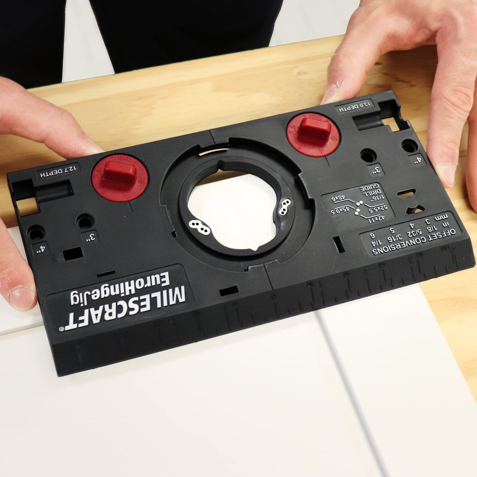 1342 Euro Hinge Jig – Concealed Hinge Jig, Drilling Guide, Drill Guide Jig fo…