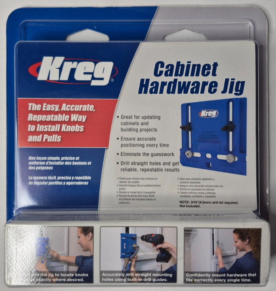 STILL SEALED! Kreg Cabinet Hardware Jig