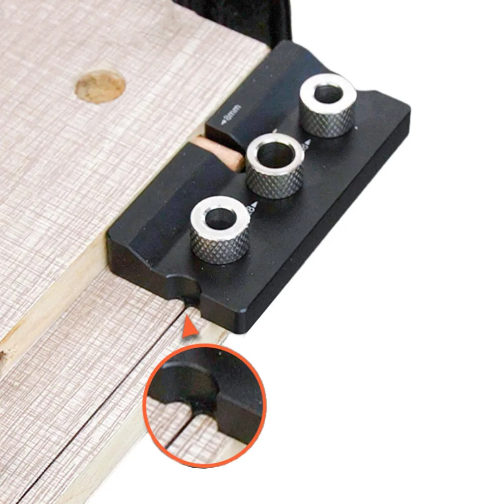 Precision Jig Dowel Cam Jig 3 In 1 Woodworking Dowelling Drilling Guide Kit Tool
