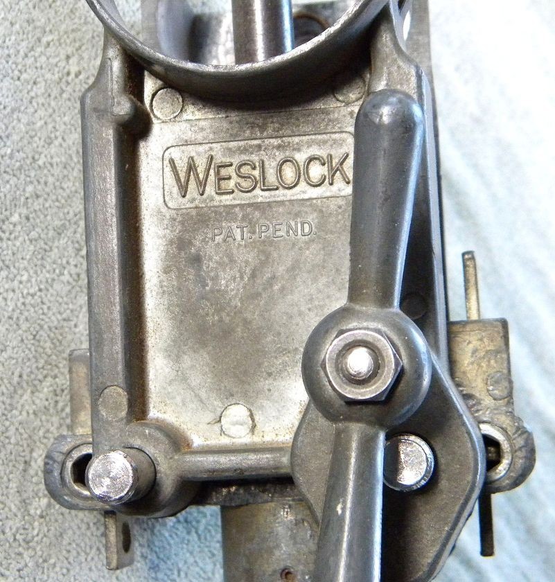 VINTAGE WESLOCK DOOR LOCK INSTALLATION HOLE BORING JIG
