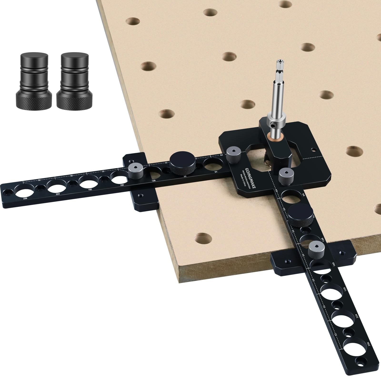 Portable Drill Guide for Drilling 3/4″ Work Bench Dog Holes, Workbench Dog Ho…