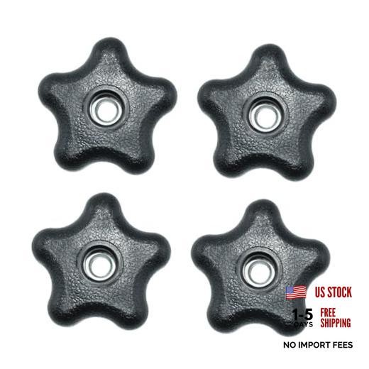 4 Pieces 5/16″-18 Female Thread 5 Star Knobs Nylon Clamping Knob Jig Knobs