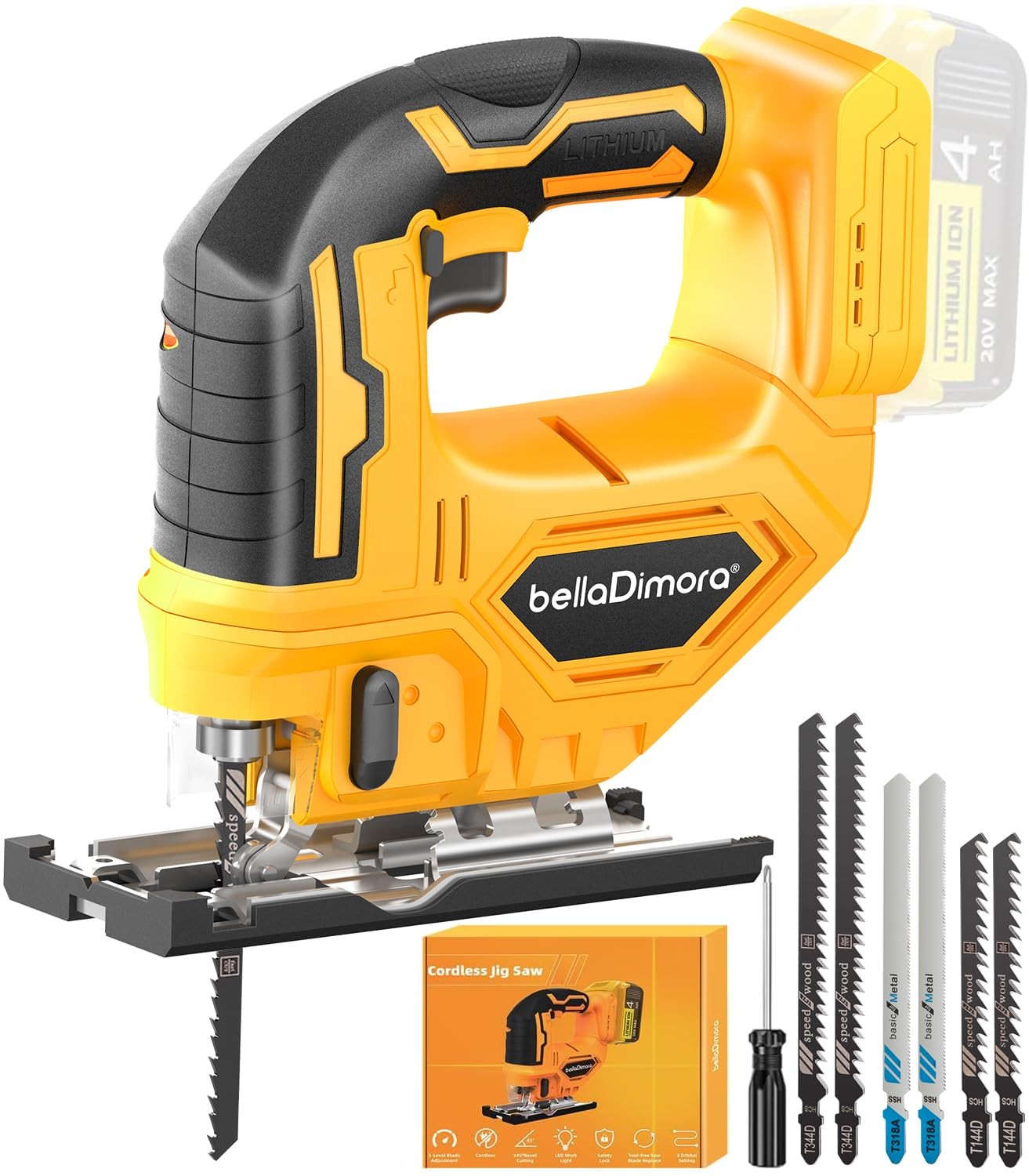 Jigsaw Tool Compatible with DeWalt 20V MAX Battery