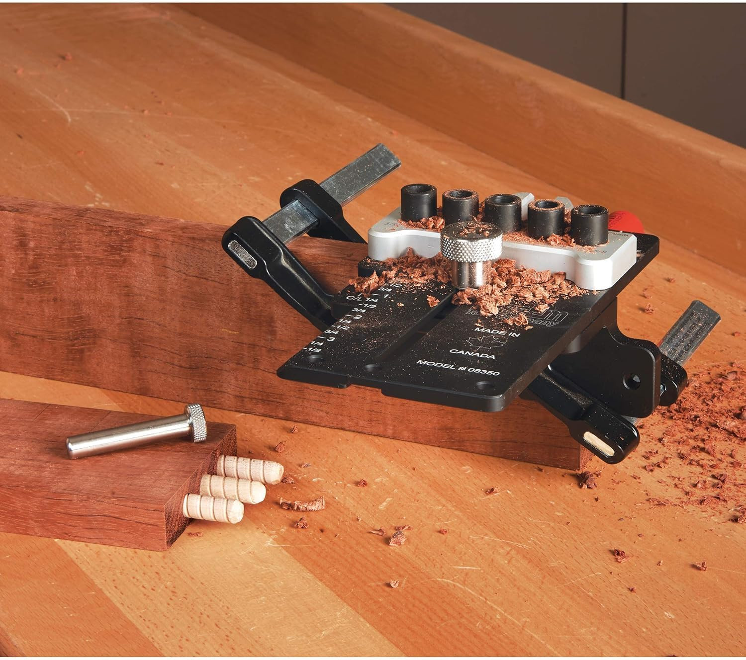 Jessem 08350 3/8″ Dowelling Jig Precision Woodworking Joinery Tool with Main Bod