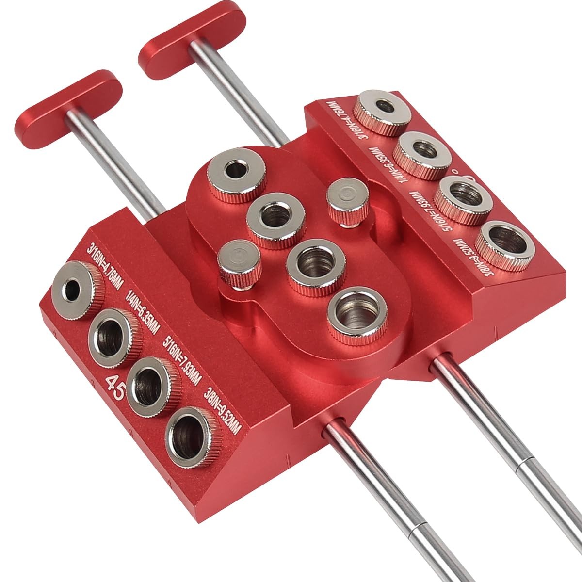 30 45 90 Degree Angle Drill Guide Jig for Straight Angled Holes with Detachable