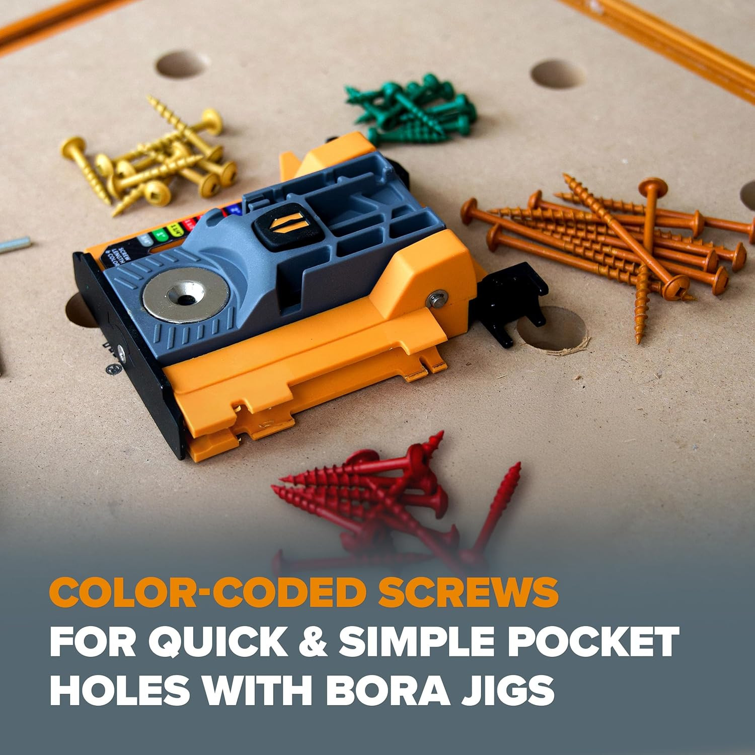 800-Piece Pocket Hole Screw Kit – Fine & Coarse Thread for Woodworking
