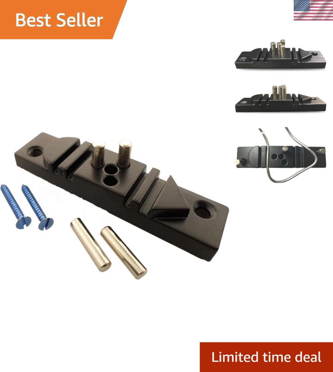 Durable Cast Aluminum Wire Bending Jig | Includes Pegs & Screws for Crafting