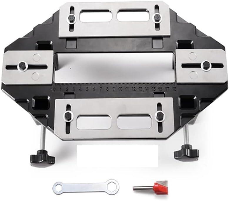 Door Hinge Jig Woodworking Door Hole Opener Positioning Slotting Locator Hole
