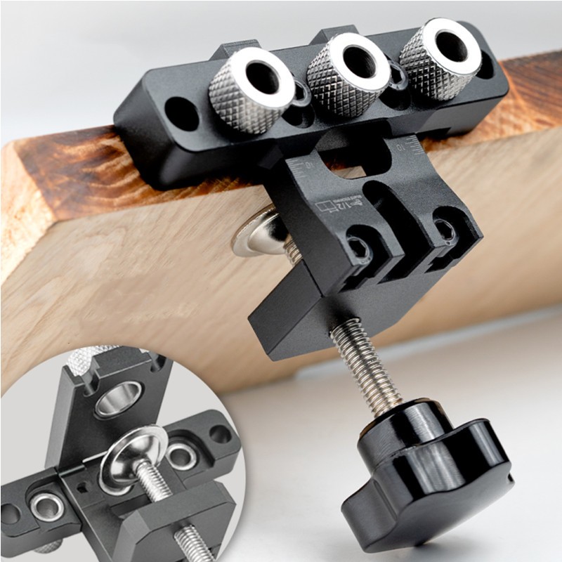 Precision Jig Dowel Cam Jig 3 In 1 Woodworking Dowelling Drilling Guide Kit Tool