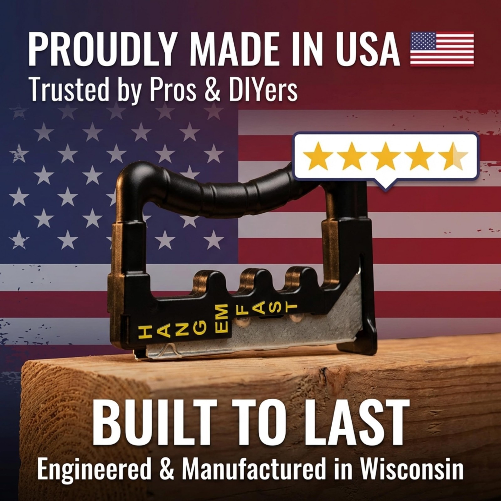 Joist Hanger Installation Jig for 2×6-2×12 | Fast Deck Building Tool | Precise F